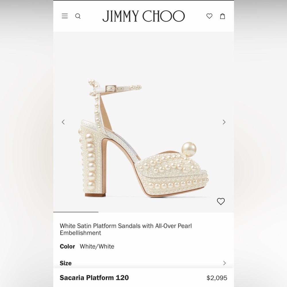 Jimmy Choo Sacaria Platform 120